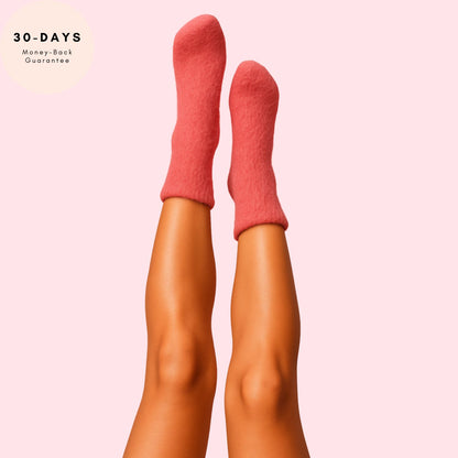 Lounge Luxe – Mid-Calf Fuzzy Socks