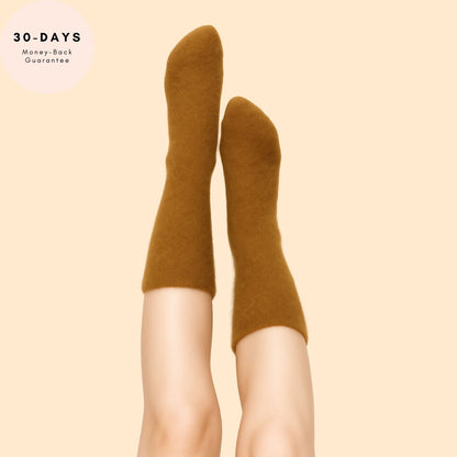 Lounge Luxe – Mid-Calf Fuzzy Socks