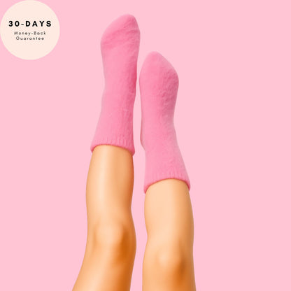 Lounge Luxe – Mid-Calf Fuzzy Socks